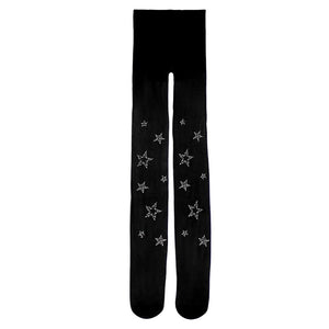 VILZSTUDIOS Rhinestone star patterned sheer tights