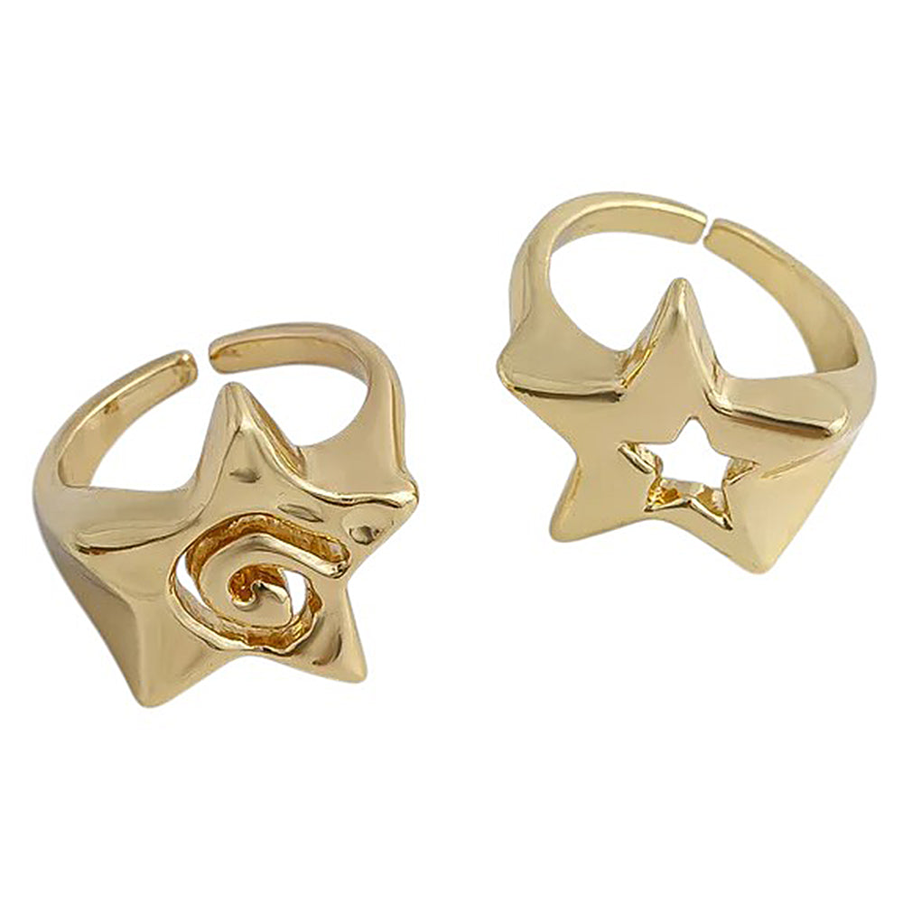 VILZSTUDIOS Chunky ring set for stylish accessories