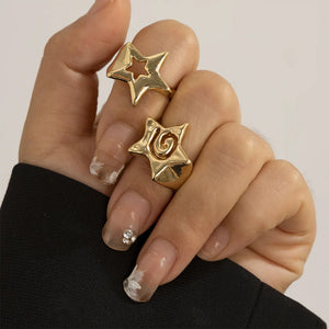 VILZSTUDIOS Chunky ring set for stylish accessories