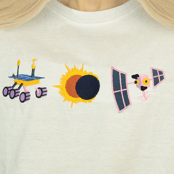 VILZSTUDIOS Cosmic Exploration Graphic Tee from VILZSTUDIOS
