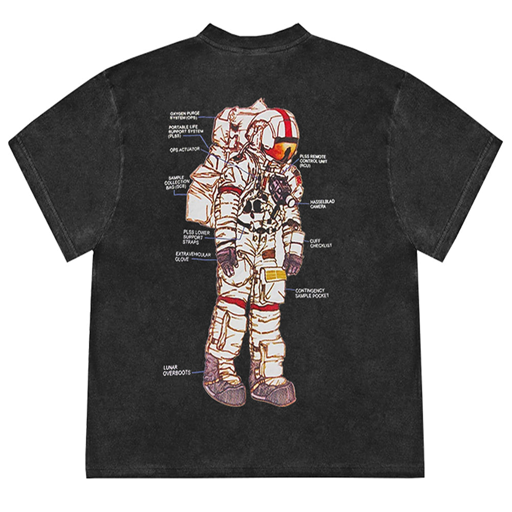 VILZSTUDIOS Relaxed T-shirt with astronaut graphic design