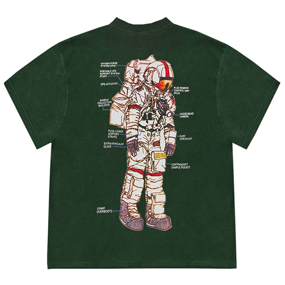 VILZSTUDIOS Relaxed T-shirt with astronaut graphic design