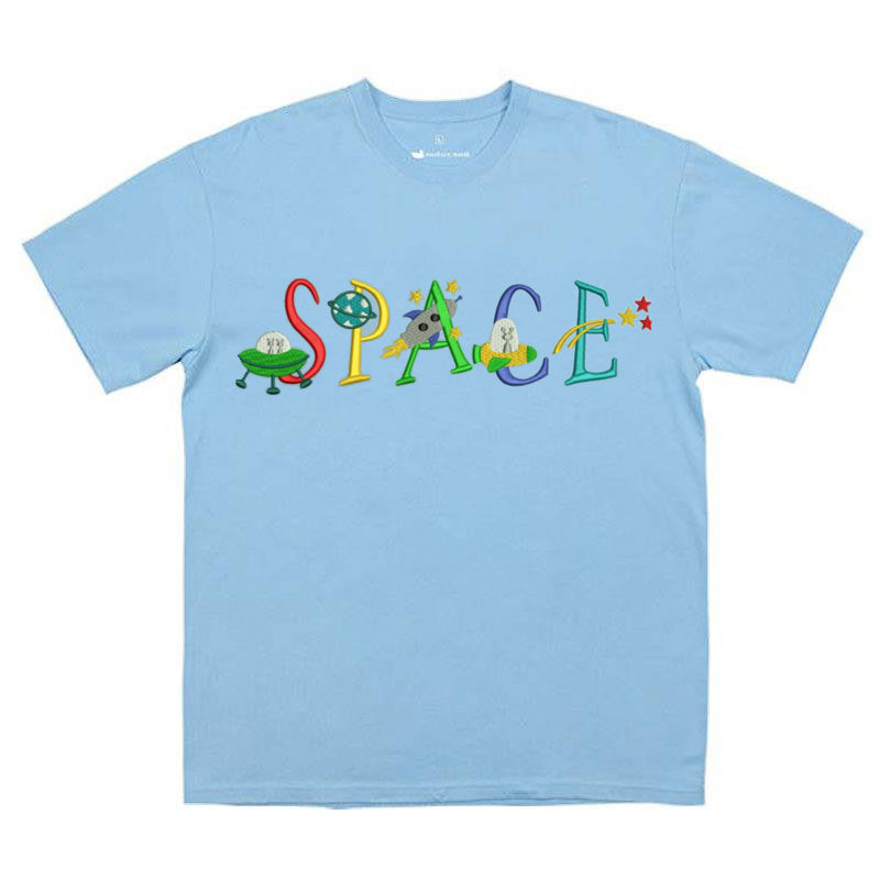 VILZSTUDIOS Oversized cosmic stitch tee for streetwear fashion