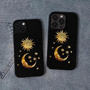 VILZSTUDIOS Stylish phone case featuring sun and moon design