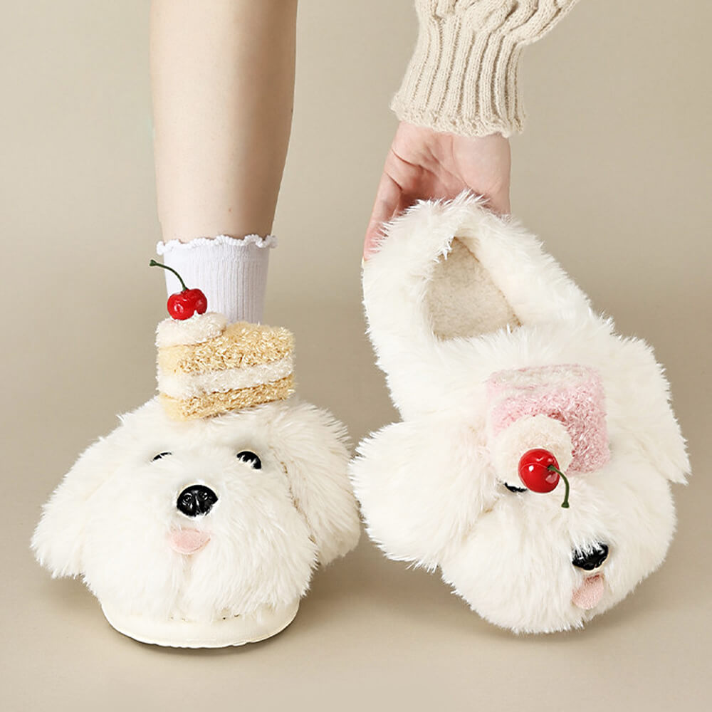 VILZSTUDIOS Cozy plush slippers for indoor comfort
