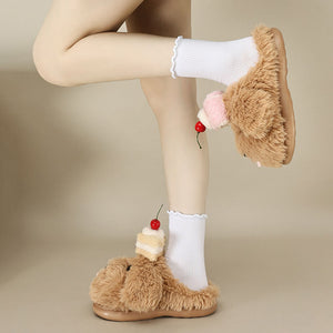 VILZSTUDIOS Cozy plush slippers for indoor comfort