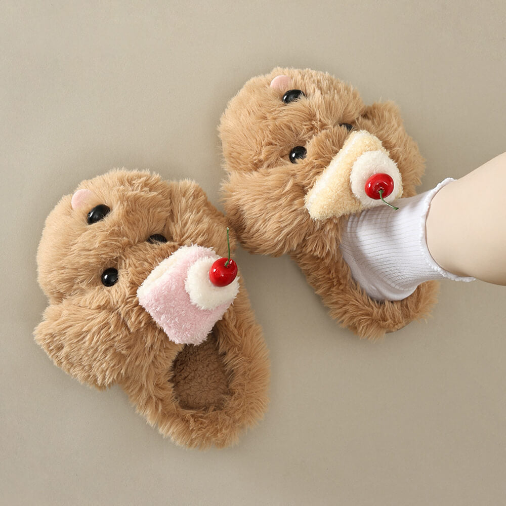 VILZSTUDIOS Cozy plush slippers for indoor comfort