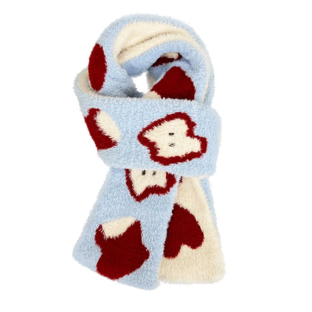 VILZSTUDIOS Cozy apple print scarf for stylish layering