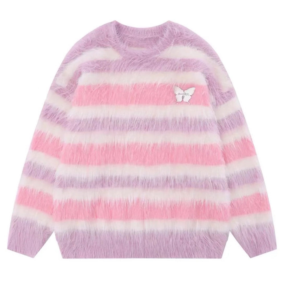 VILZSTUDIOS Cozy Butterfly Fuzzy Sweater product image