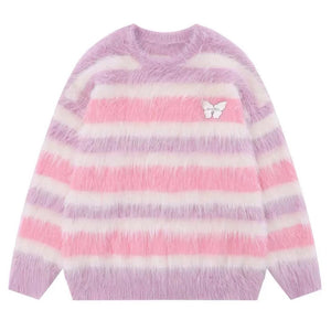 VILZSTUDIOS Cozy Butterfly Fuzzy Sweater product image