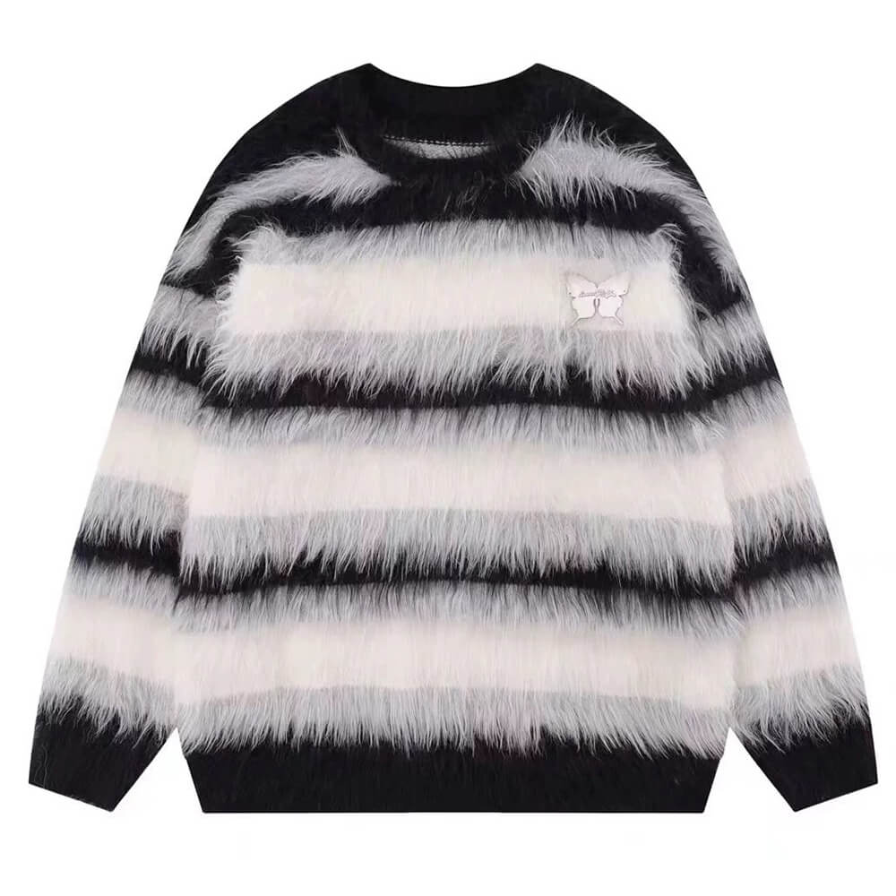 VILZSTUDIOS Cozy Butterfly Fuzzy Sweater product image