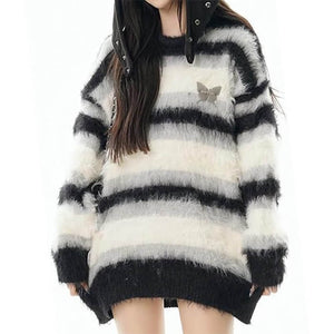 VILZSTUDIOS Cozy Butterfly Fuzzy Sweater product image