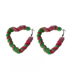 VILZSTUDIOS Cozy Charm Heart Hoop Earrings from VILZSTUDIOS