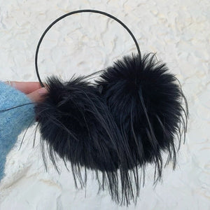 VILZSTUDIOS Faux fur earmuffs for warmth and style