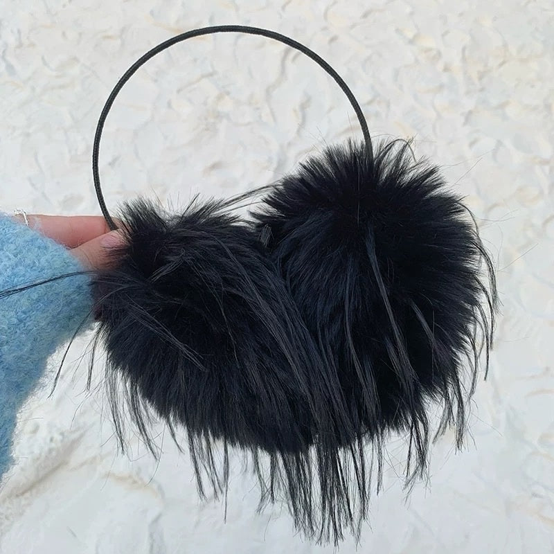 VILZSTUDIOS Faux fur earmuffs for warmth and style