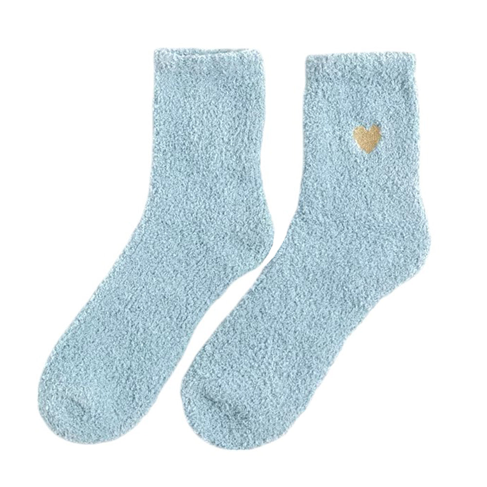 VILZSTUDIOS Cozy heart plush socks for comfortable wear