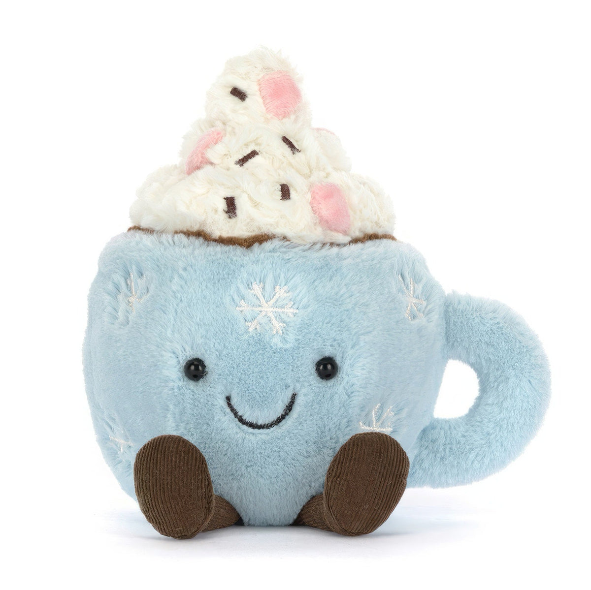 VILZSTUDIOS Cozy cup plush toy design with hot chocolate and marshmallows