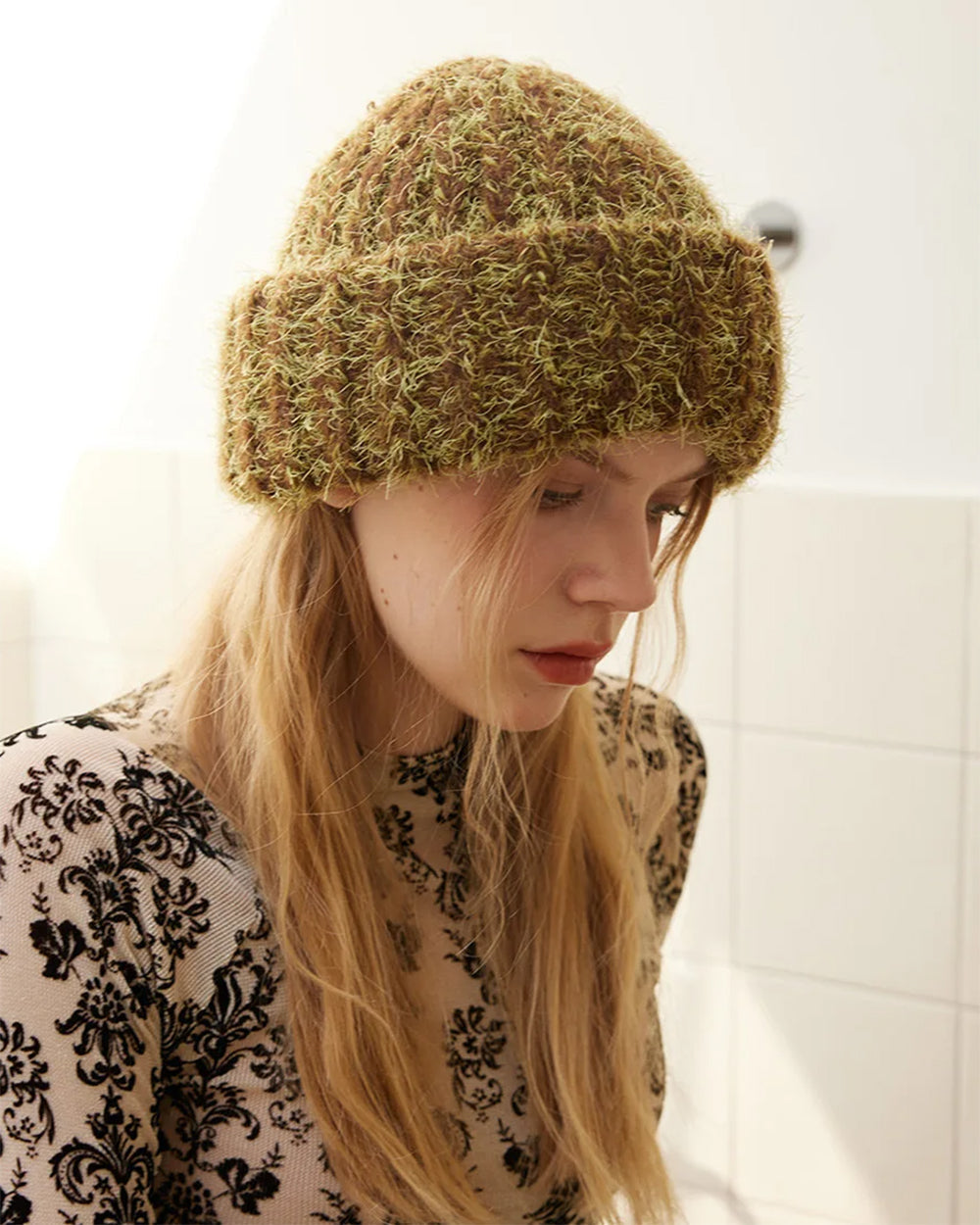 VILZSTUDIOS Textured knit beanie for streetwear fashion