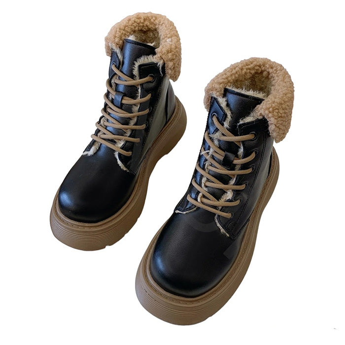 VILZSTUDIOS Faux leather ankle boots for casual wear