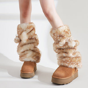 VILZSTUDIOS Cozy plush warmers for stylish layering