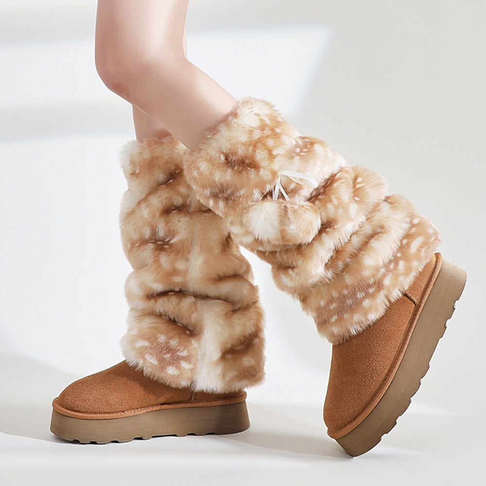 VILZSTUDIOS Cozy plush warmers for stylish layering