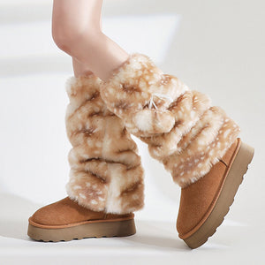VILZSTUDIOS Cozy plush warmers for stylish layering