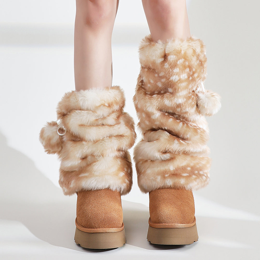 VILZSTUDIOS Cozy plush warmers for stylish layering