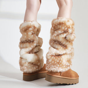 VILZSTUDIOS Cozy plush warmers for stylish layering