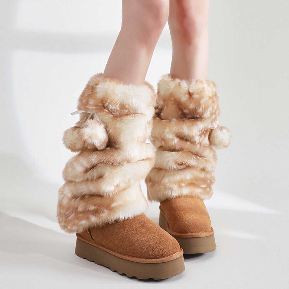 VILZSTUDIOS Cozy plush warmers for stylish layering