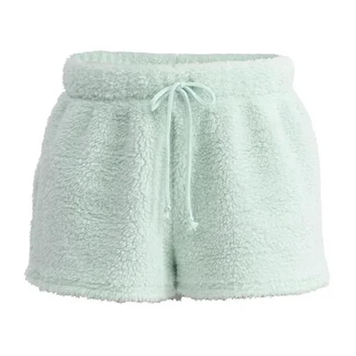 VILZSTUDIOS Cozy fuzzy mini shorts from VILZSTUDIOS