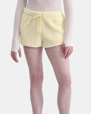 VILZSTUDIOS Cozy fuzzy mini shorts from VILZSTUDIOS