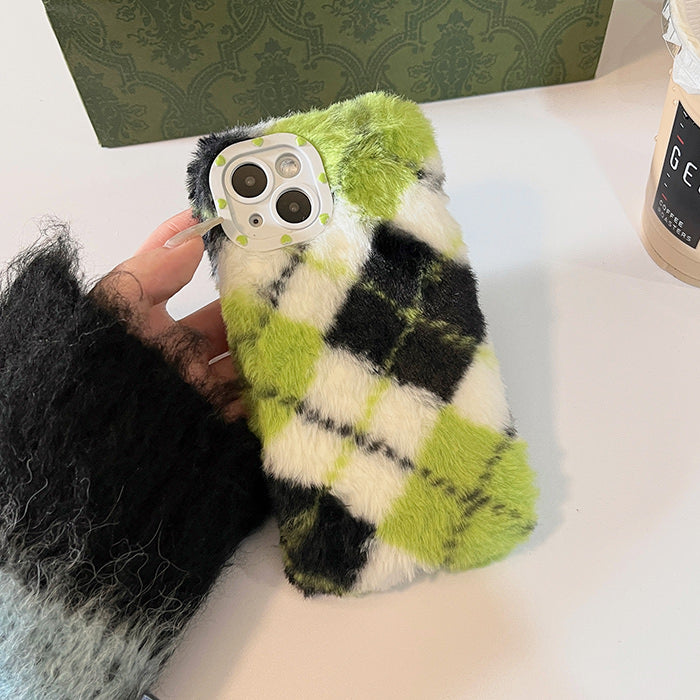 VILZSTUDIOS Stylish phone case with argyle design