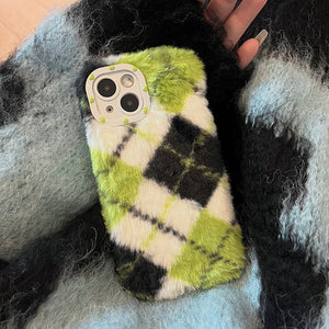 VILZSTUDIOS Stylish phone case with argyle design