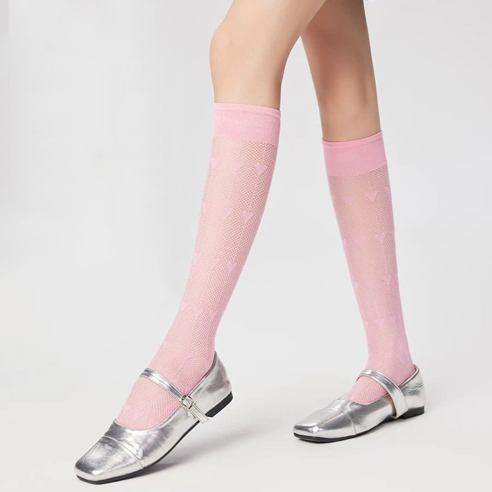 VILZSTUDIOS Stylish lightweight knee socks for casual wear