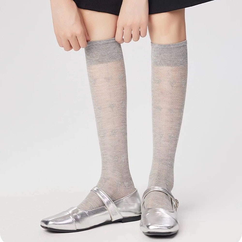VILZSTUDIOS Stylish lightweight knee socks for casual wear