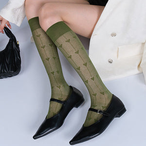 VILZSTUDIOS Stylish lightweight knee socks for casual wear