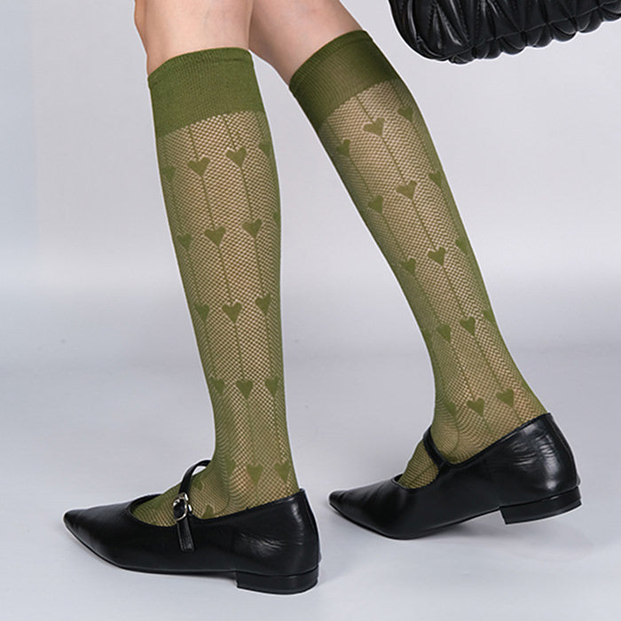 VILZSTUDIOS Stylish lightweight knee socks for casual wear