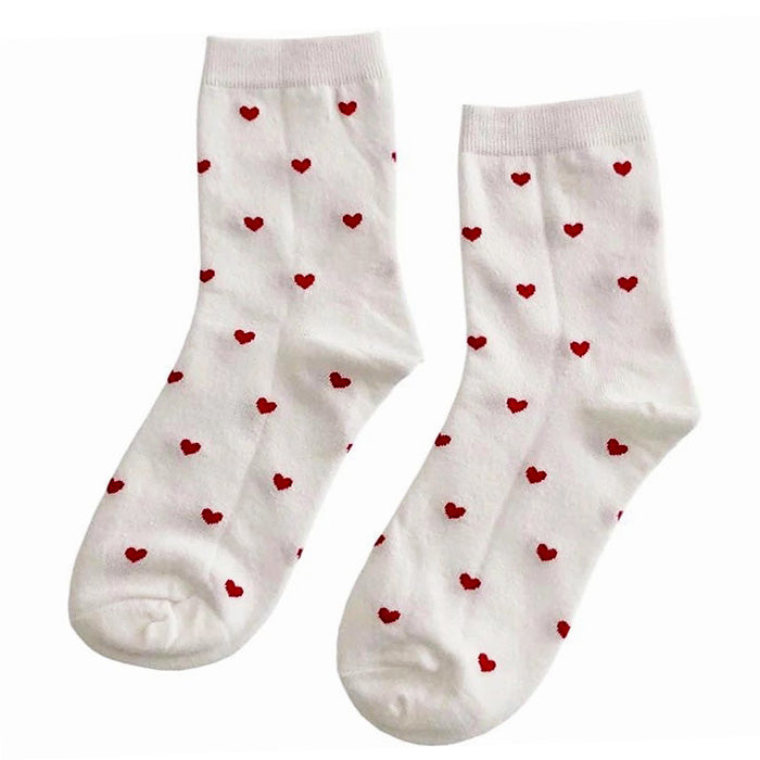 VILZSTUDIOS Cozy heart patterned socks for everyday wear