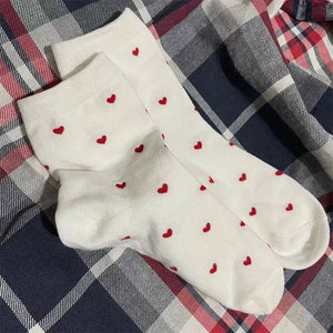 VILZSTUDIOS Cozy heart patterned socks for everyday wear
