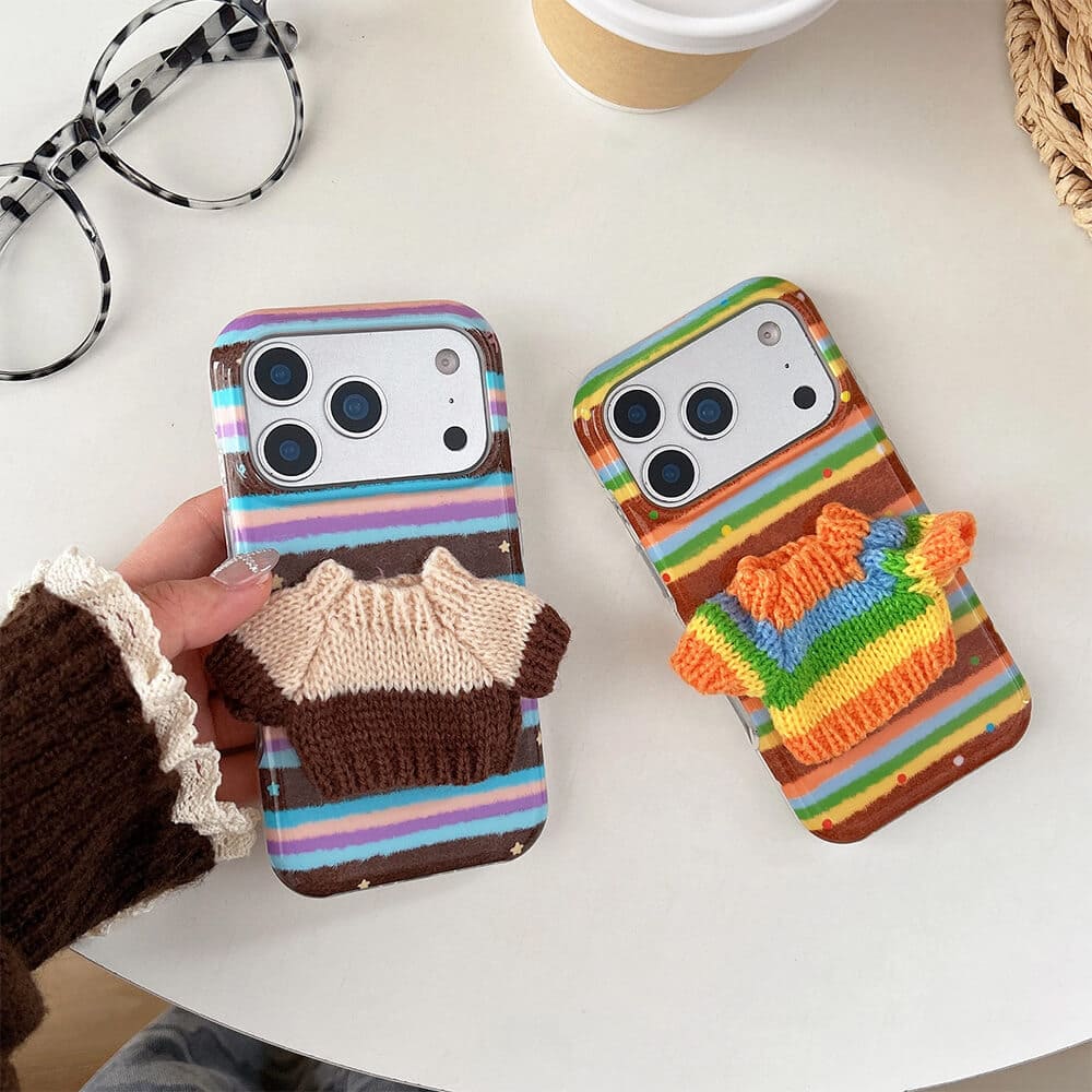 VILZSTUDIOS Stylish knit-inspired phone case