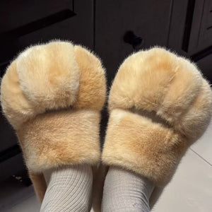 VILZSTUDIOS Cozy plush slippers for comfort and style