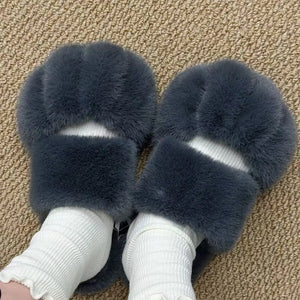 VILZSTUDIOS Cozy plush slippers for comfort and style