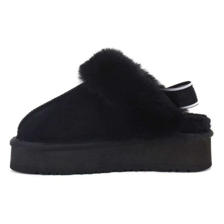 VILZSTUDIOS Cozy platform vegan leather slippers