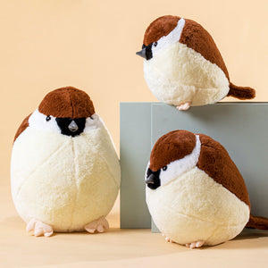 VILZSTUDIOS Cozy plush sparrow toy for comfort and play