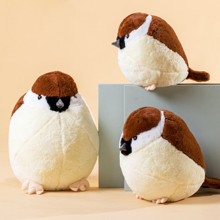 VILZSTUDIOS Cozy plush sparrow toy for comfort and play