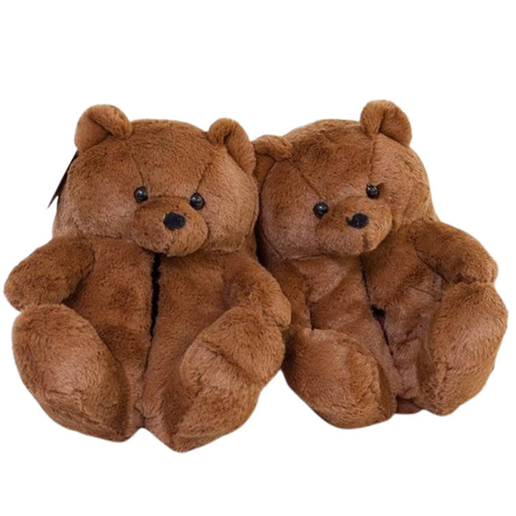 VILZSTUDIOS Comfortable and stylish teddy bear slippers for relaxation