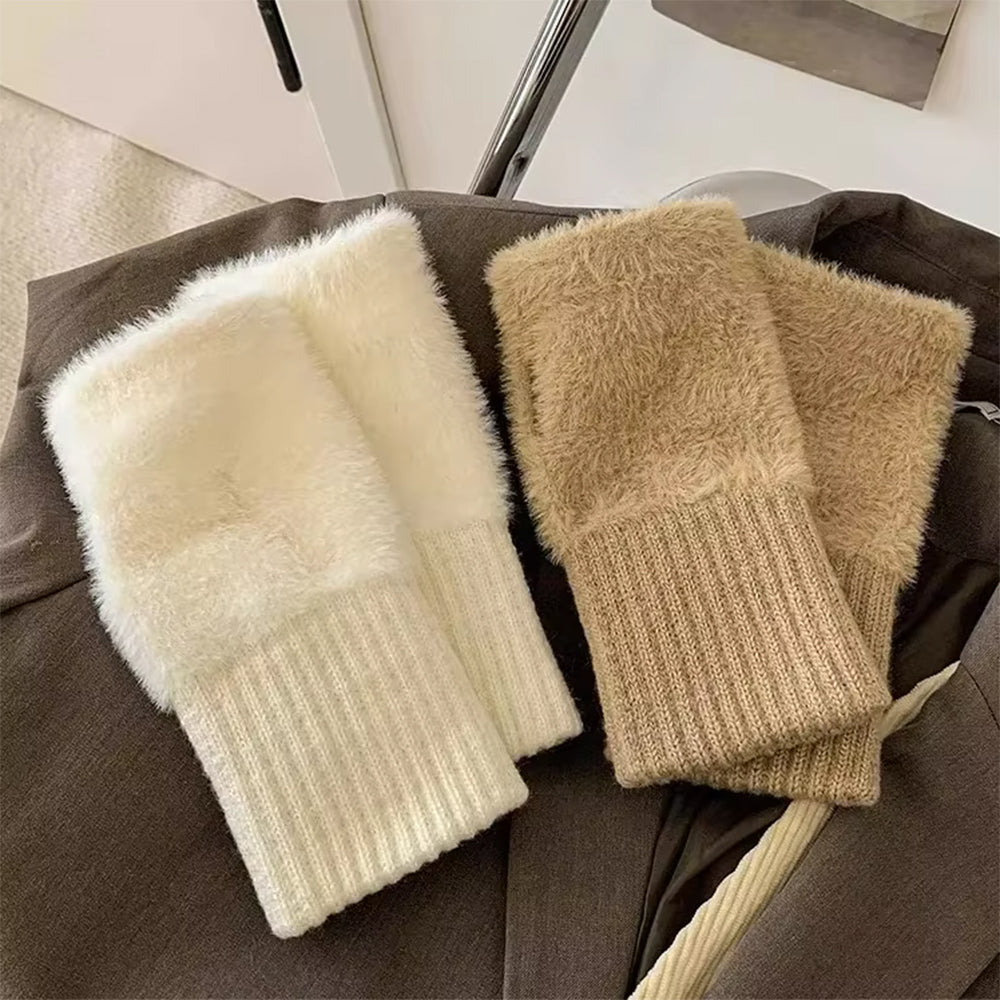VILZSTUDIOS Cozy textured arm warmers for stylish layering