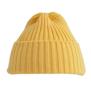 VILZSTUDIOS Cozy ribbed beanie hat for winter fashion