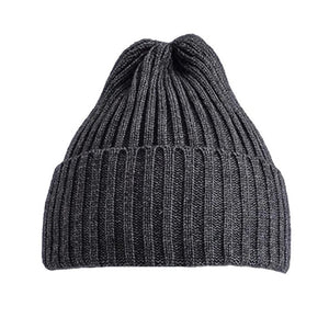 VILZSTUDIOS Cozy ribbed beanie hat for winter fashion