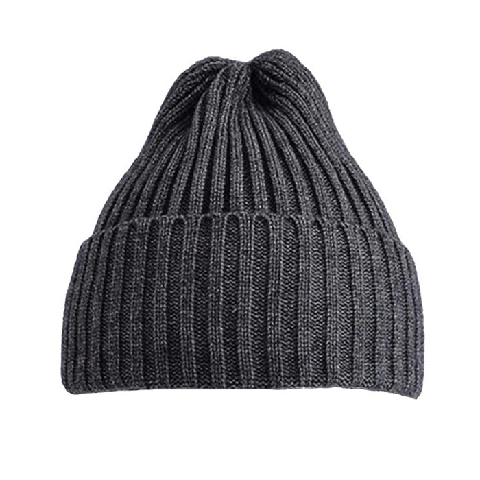 VILZSTUDIOS Cozy ribbed beanie hat for winter fashion